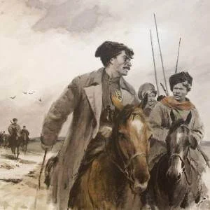 Шёл казак на побывку домой