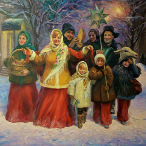 Уж как шла коляда