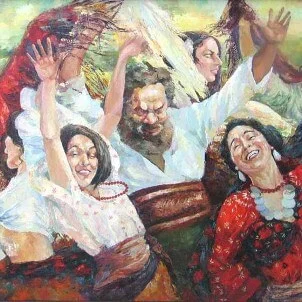 За дружеской беседою